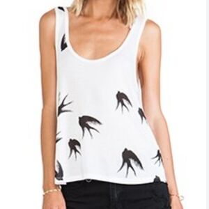 Lauren Moshi Petra All Over Birds Tank